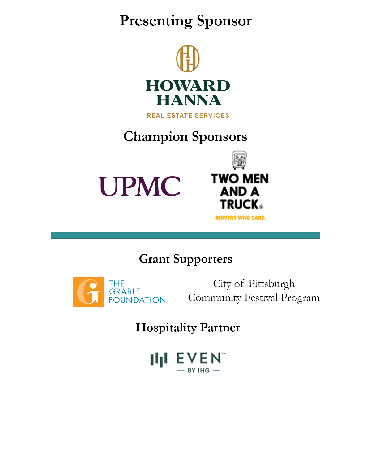 2026/2027 Corporate and Foundation Partners
