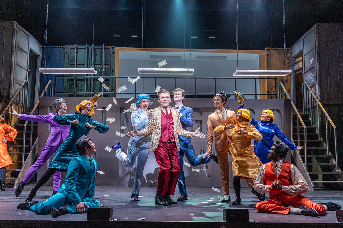 Student performers in Urinetown, The Musical
