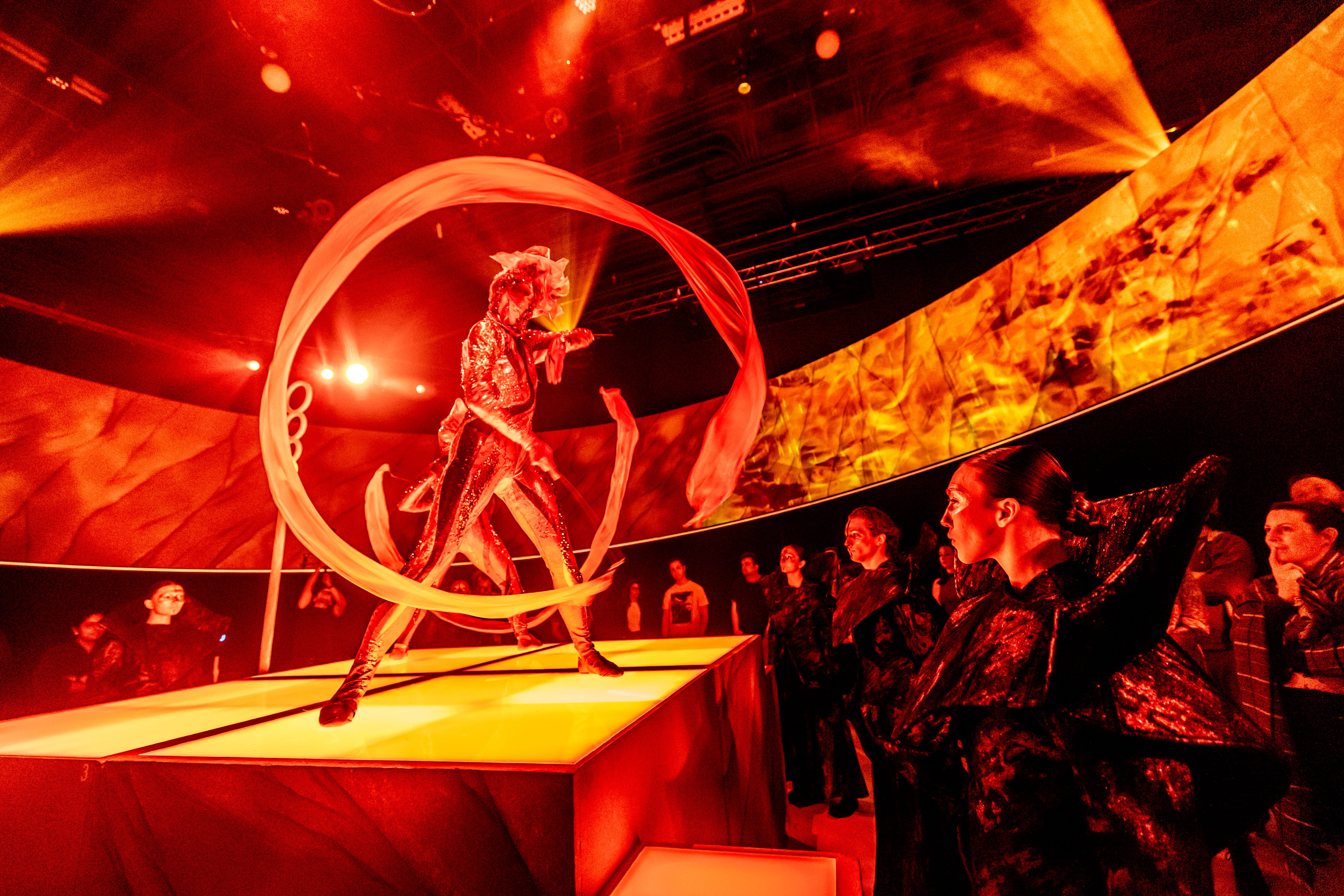 ASCEND fire performer