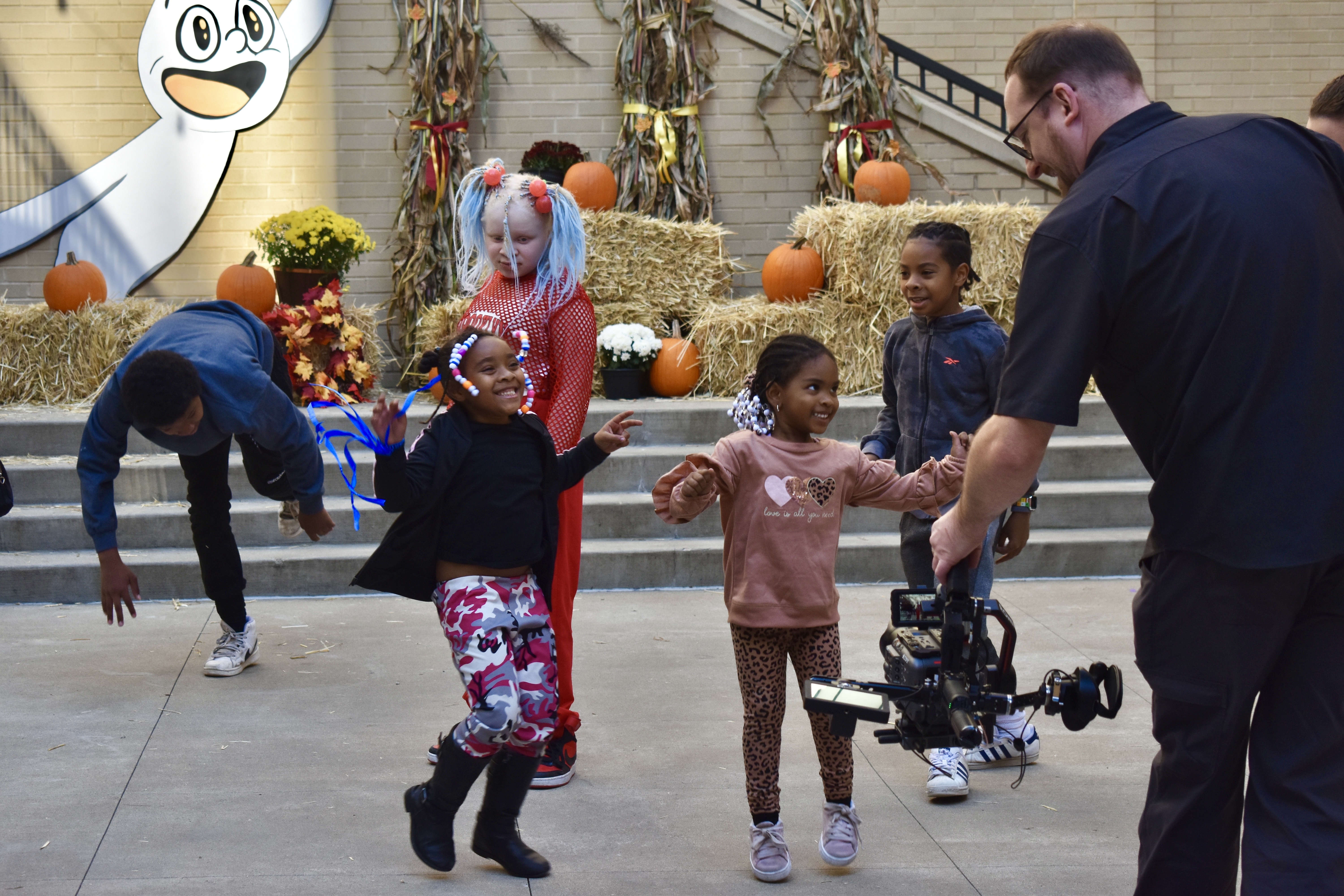 fall fest children playing