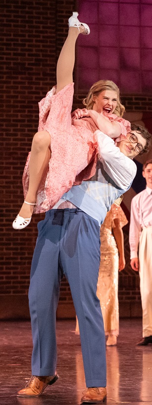 Charlotte Jensen & Alex T. Davis dancing in "Steel Pier".