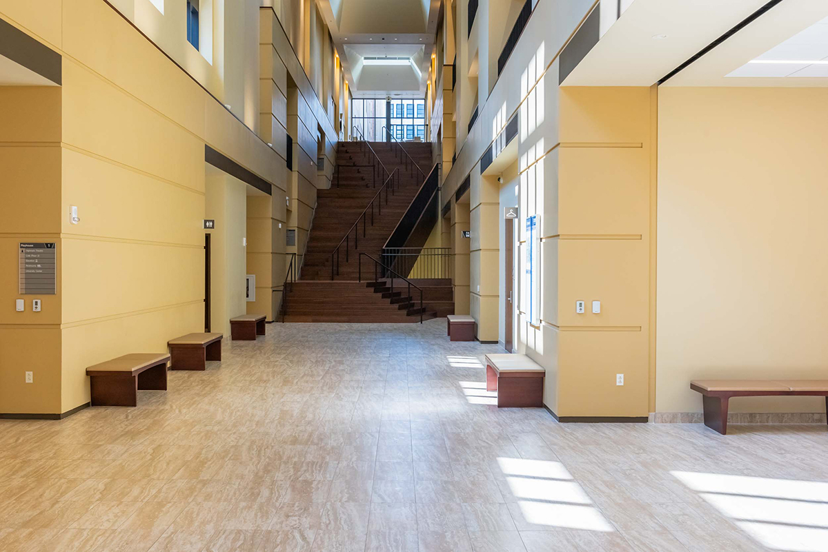 interior of playhouse lobby